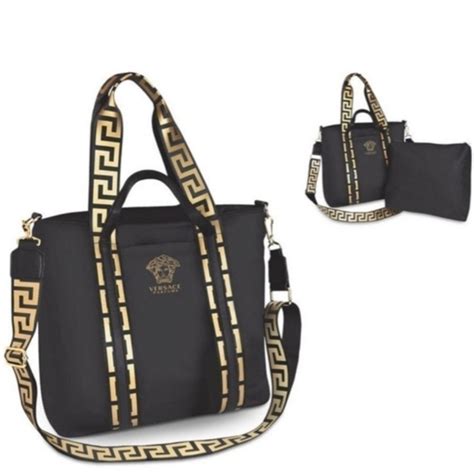 versace parfums bag authentic|versace parfums black tote bag.